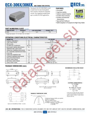 ECS-.327-6-17X-TR datasheet  